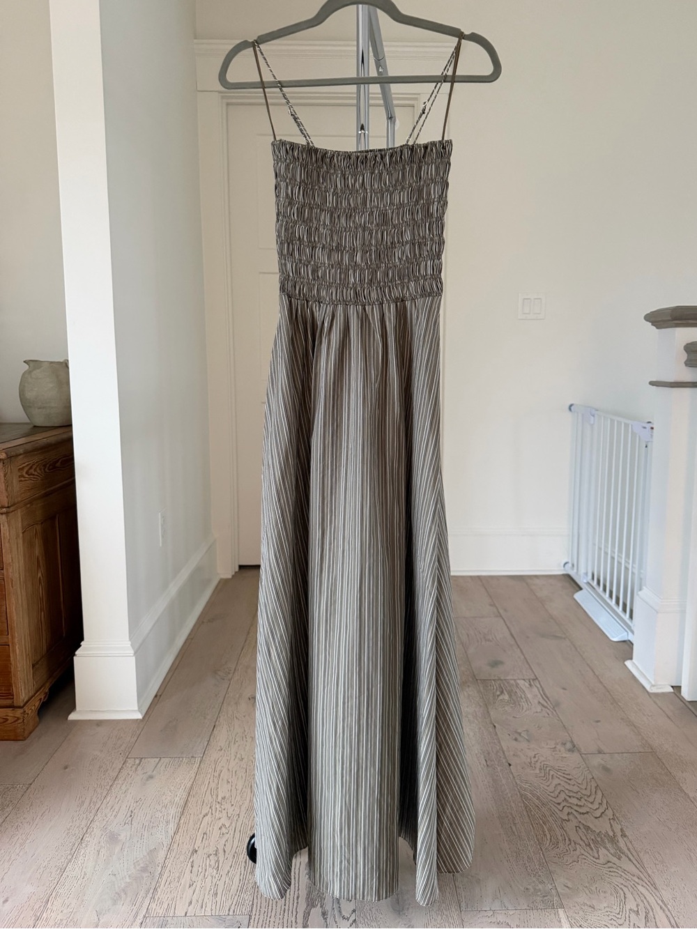 Faithfull Lida Pinstripe Maxi Dress